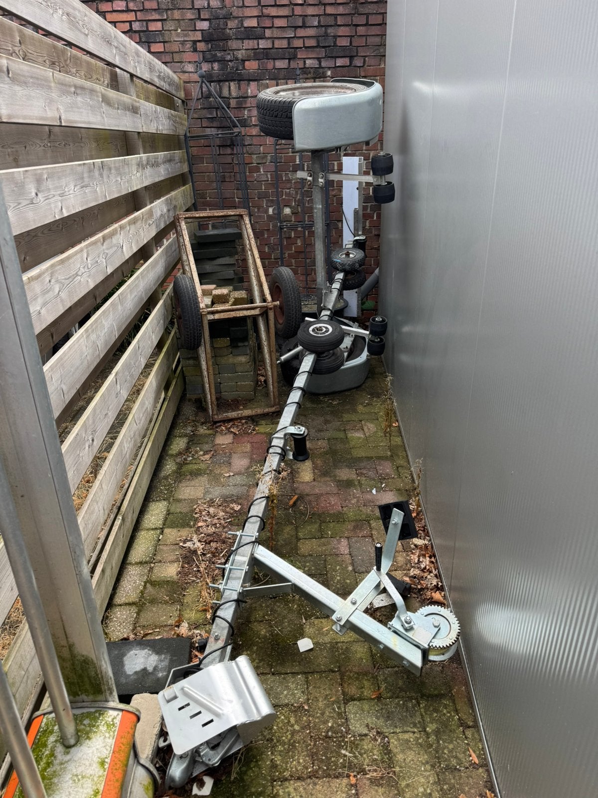 Boottrailer zodiac airdeck rubberboot yamaha motor, Ophalen, Zo goed als nieuw, Minder dan 6 meter