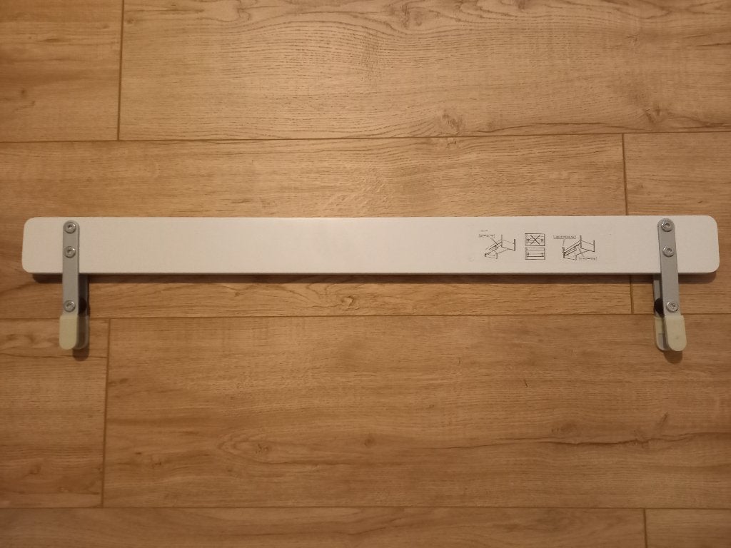 IKEA NATTAPA zijsteun wit 96 cm lang, Kinderen en Baby's, Ophalen, Gebruikt, Minder dan 140 cm, Minder dan 70 cm