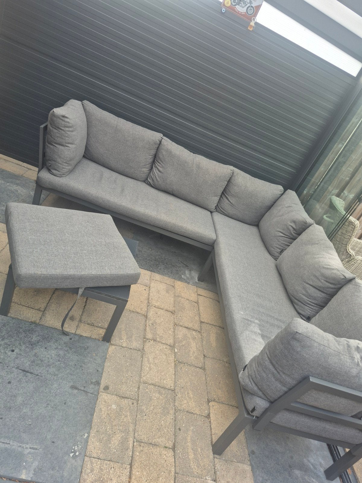 Domani Loungeset Grijs, Ophalen, Gebruikt, Aluminium, Loungeset