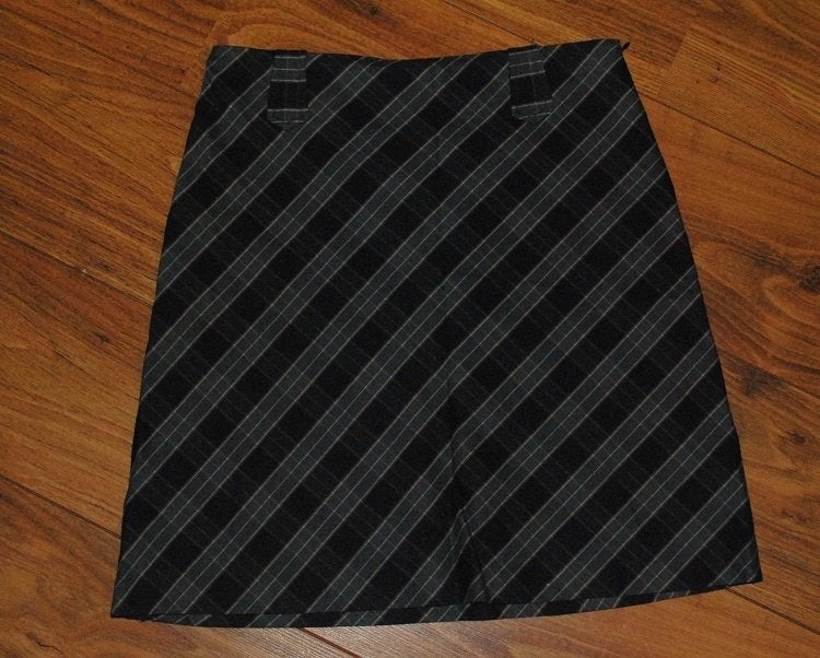 Schotse ruit antracite grijs geruite rok van Promod maat 38, Kleding | Dames, Maat 38/40 (M), Nieuw, Grijs, Boven de knie