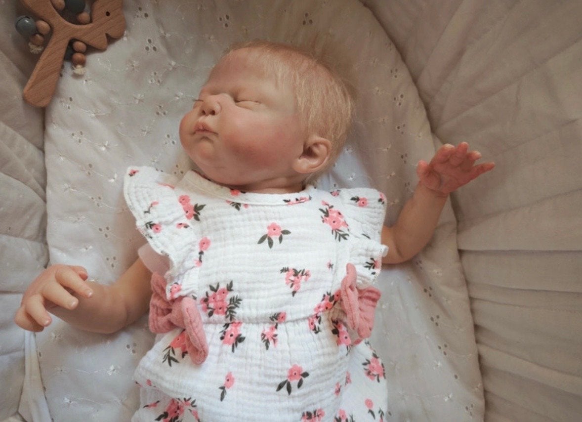 Reborn Demi babypop van Phil Donnelly, 50 cm, Ophalen of Verzenden, Zo goed als nieuw, Babypop, Levensecht of Reborn