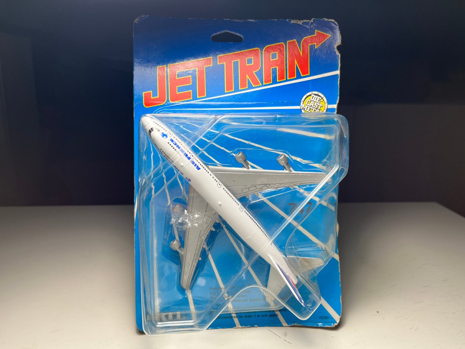 ERTL Jet Tran - Boeing 747 Air France - Schaal 1:200, Ophalen of Verzenden, Zo goed als nieuw, 1:200 of kleiner, Overige merken