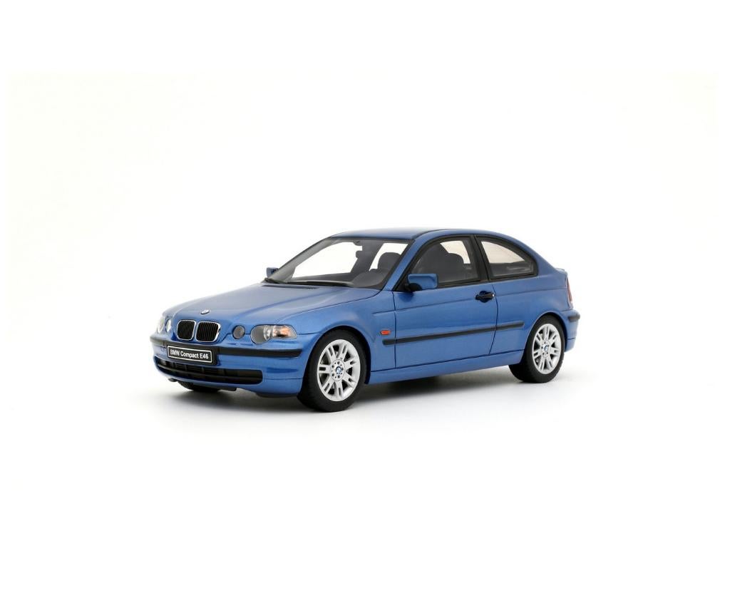 BMW E46 318 TI COMPAC BLAUW 2002 schaal 1/18 OTTO OT462, Hobby en Vrije tijd, Modelauto's | 1:18, Nieuw, Auto, OttOMobile, Verzenden