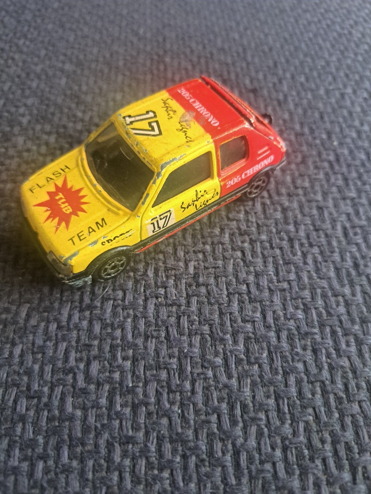 majorette model peugeot 205 gti schaal 1:53, France, Gebruikt, Auto, Ophalen of Verzenden