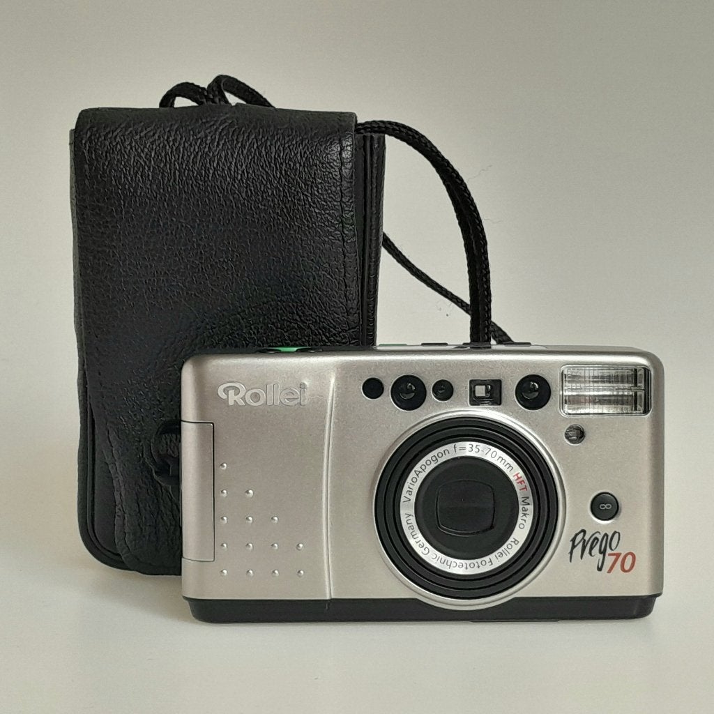 Rollei Prego 70 - analoge kleinbeeld camera - Germany 1999, Ophalen of Verzenden, Gebruikt, Compact, Overige Merken