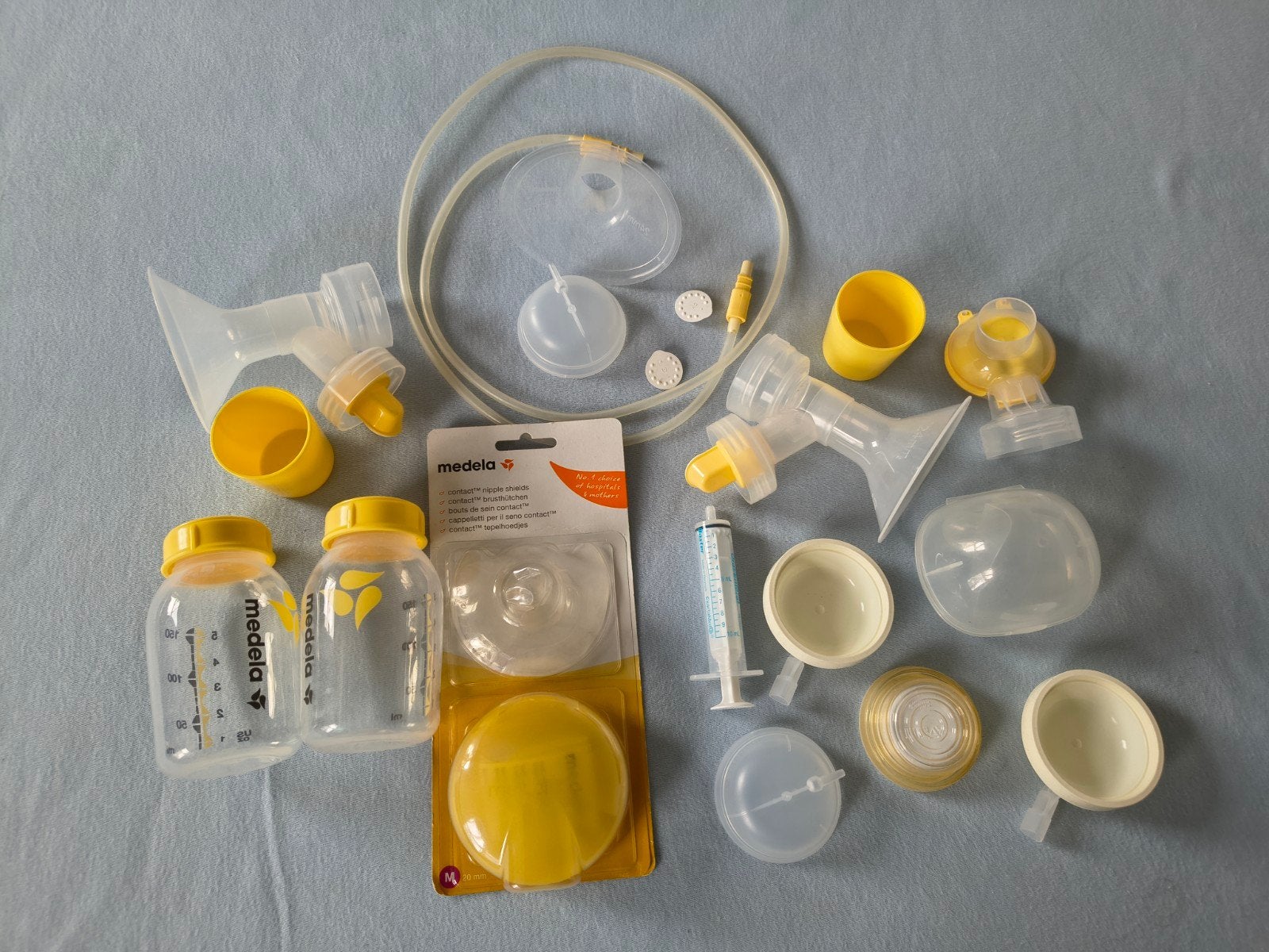 Diverse onderdelen Medela Borstkolf Set, Ophalen, Gebruikt, Medela, Borstkolf