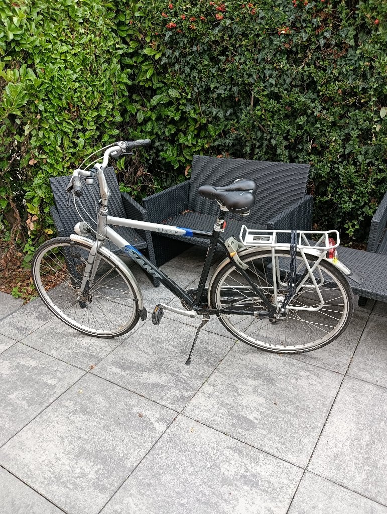 Fiets Giant 2000 zilverkleurig, Ophalen, Gebruikt, Versnellingen, Giant