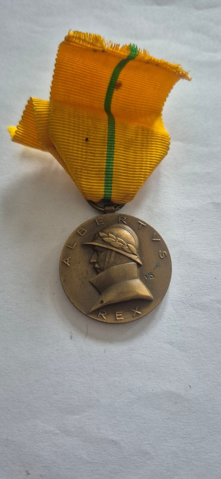 Herinneringsmedaille Koning Albert België 1909-1934, Ophalen of Verzenden