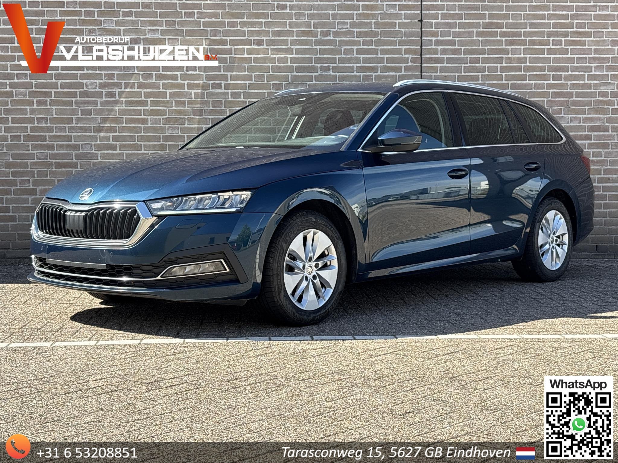 Skoda Octavia Combi 1.6 TDI Greentech Ambition | € 9.300,-, Auto's, Skoda, Voorwielaandrijving, Stof, 4 cilinders, Blauw