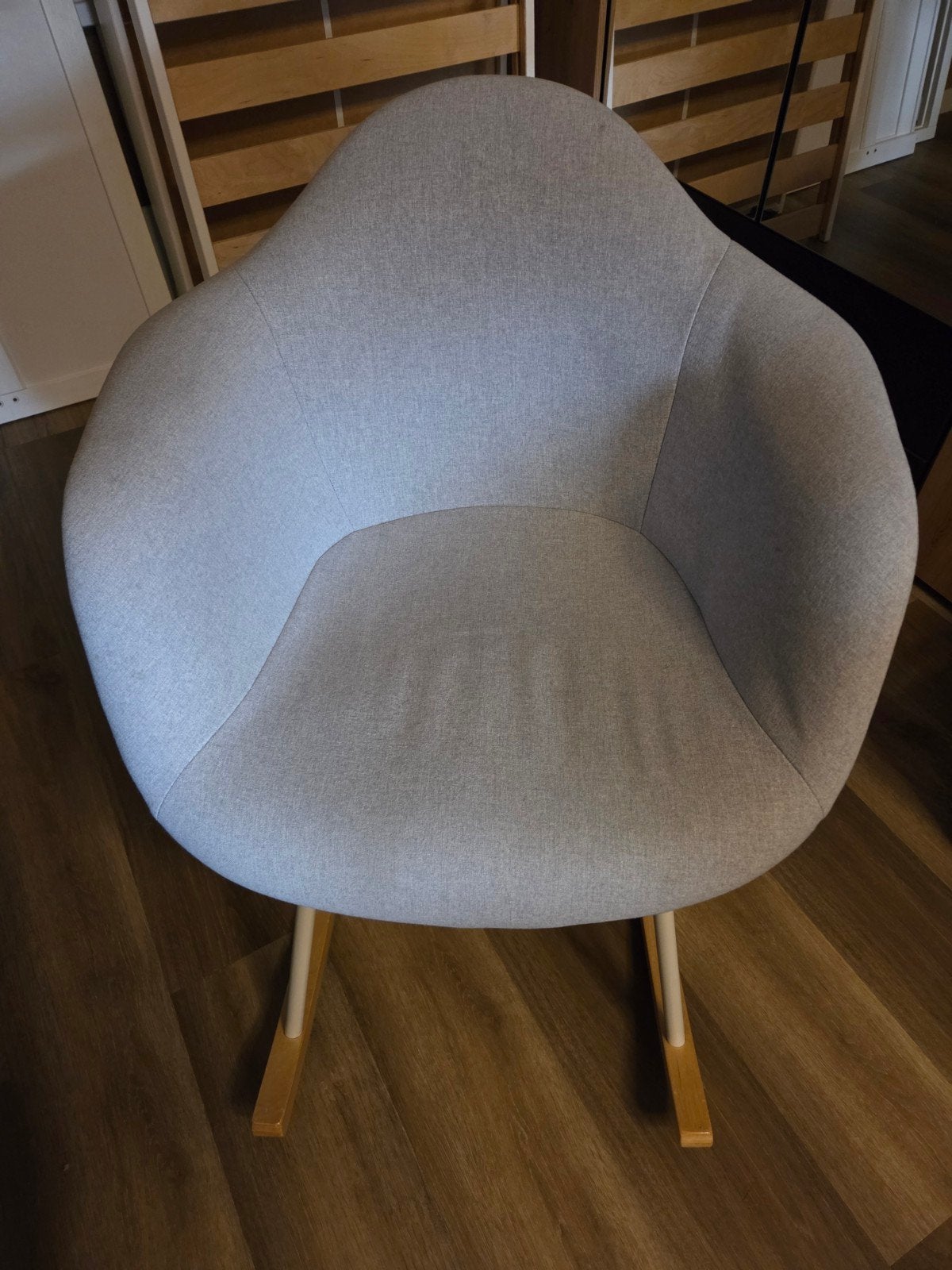 Schommelstoel, Huis en Inrichting, Stoelen, Ophalen, Gebruikt, Stof, Eén