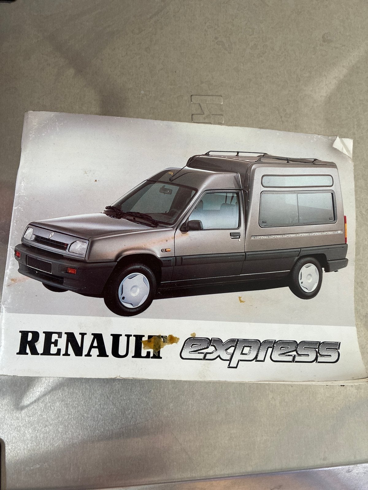 Renault Express Instructieboekje - Origineel, Ophalen of Verzenden