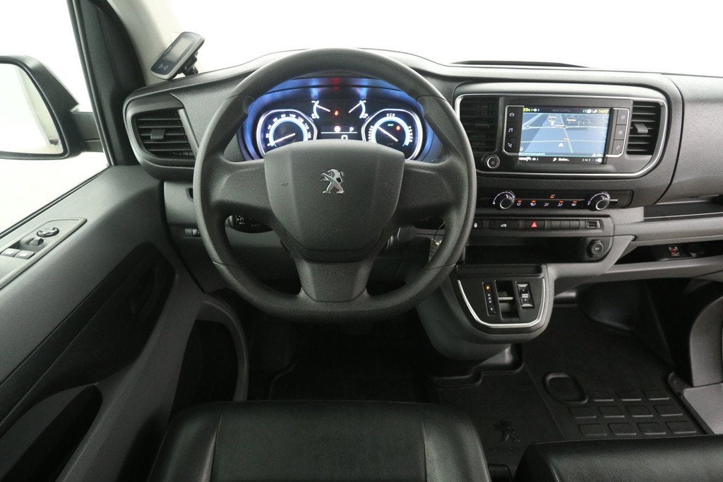 Peugeot e-Expert 75 kWh L2H1 | Snelladen | SOH 91% | Airco |, Auto's, Bestelauto's, 136 pk, Gebruikt, Zwart, Origineel Nederlands
