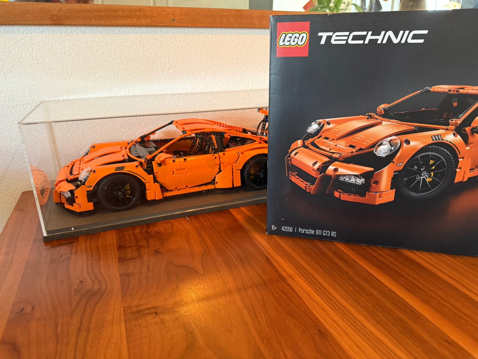 LEGO PORSCHE 911 gt3 RS !! + DISPLAY !! 42056, Ophalen, Zo goed als nieuw