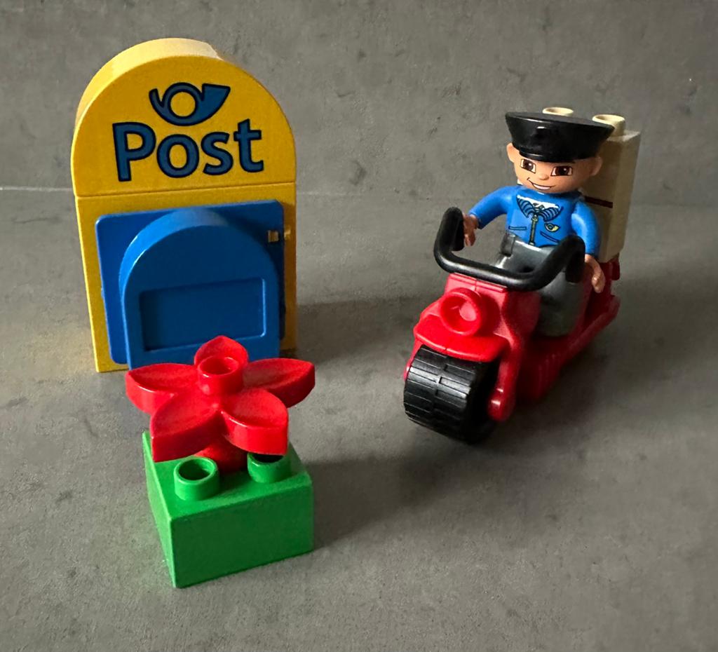 Lego Duplo Postbode Set 5638, Overige thema's, Ophalen of Verzenden, Zo goed als nieuw, Compleet