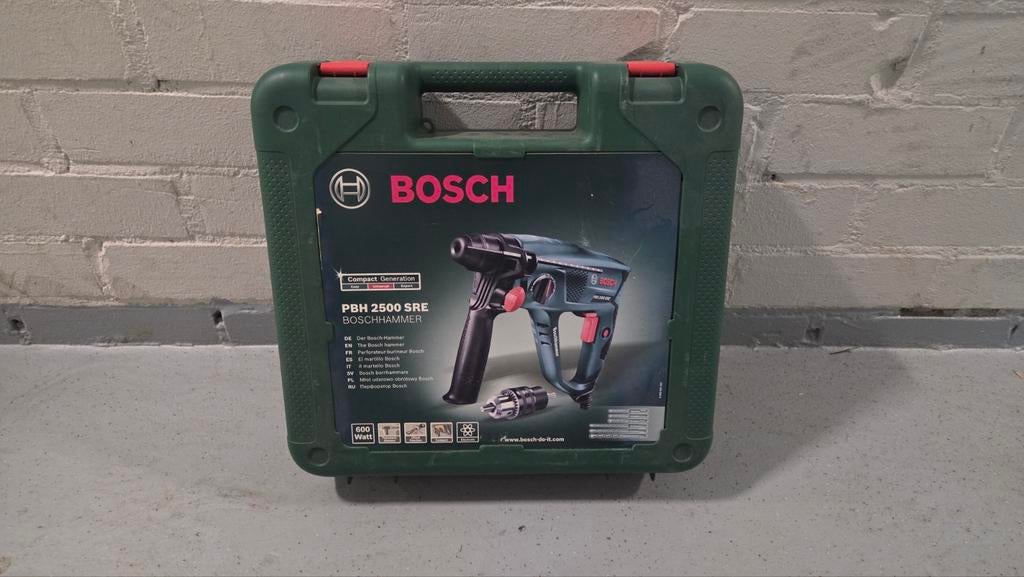 Bosch PBH 2500 SRE Boorhamer, 600 watt of meer, Boor- en/of Breekhamer, Ophalen of Verzenden, Zo goed als nieuw