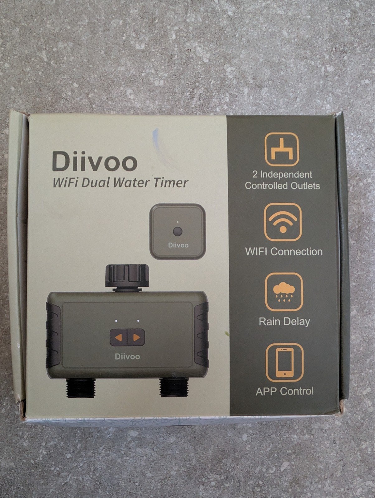 Diivoo WiFi Dual Water Timer - Slimme Irrigatie bewatering, Tuin en Terras, Ophalen of Verzenden, Overige typen