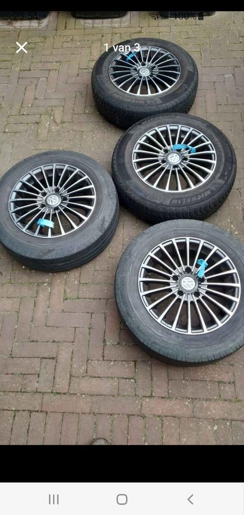 Wielen  VW 5x112 15 inch, Ophalen