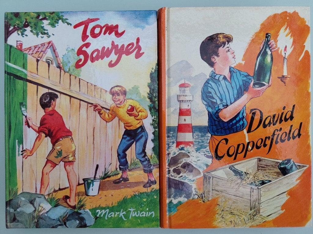 Tom Sawyer en David Copperfield in Nederlandse bewerking, Gelezen, Diverse auteurs, Ophalen of Verzenden, Fictie