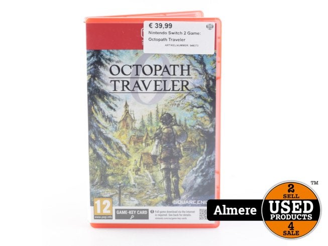 Nintendo Switch 2 Game: Octopath Traveler, Nintendo, Zo goed als nieuw, Support@nintendo.com, 11-1 Hokotate-cho, Kamitoba, Minami-ku
Kyoto 601-8501
Japan