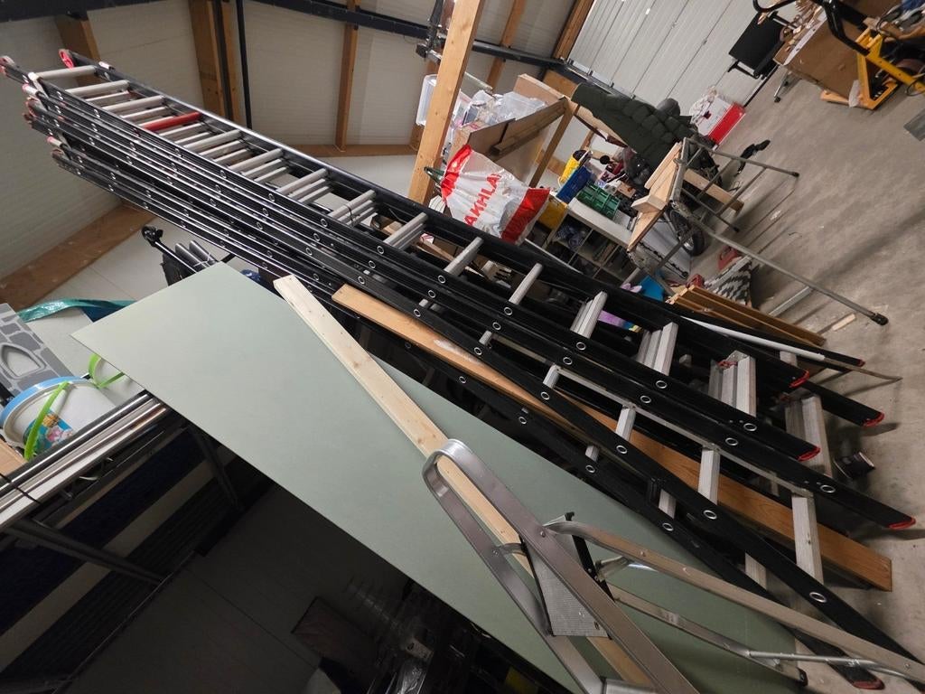 2x Alltrex ladder 14 treden, Ophalen, Zo goed als nieuw