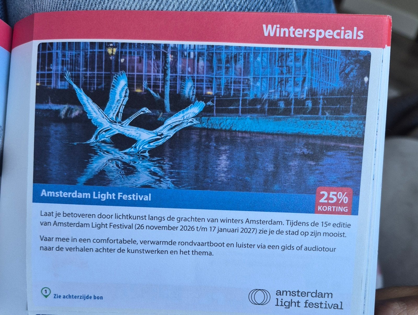 amsterdam Light festival 25% korting, Tickets en Kaartjes, Drie personen of meer