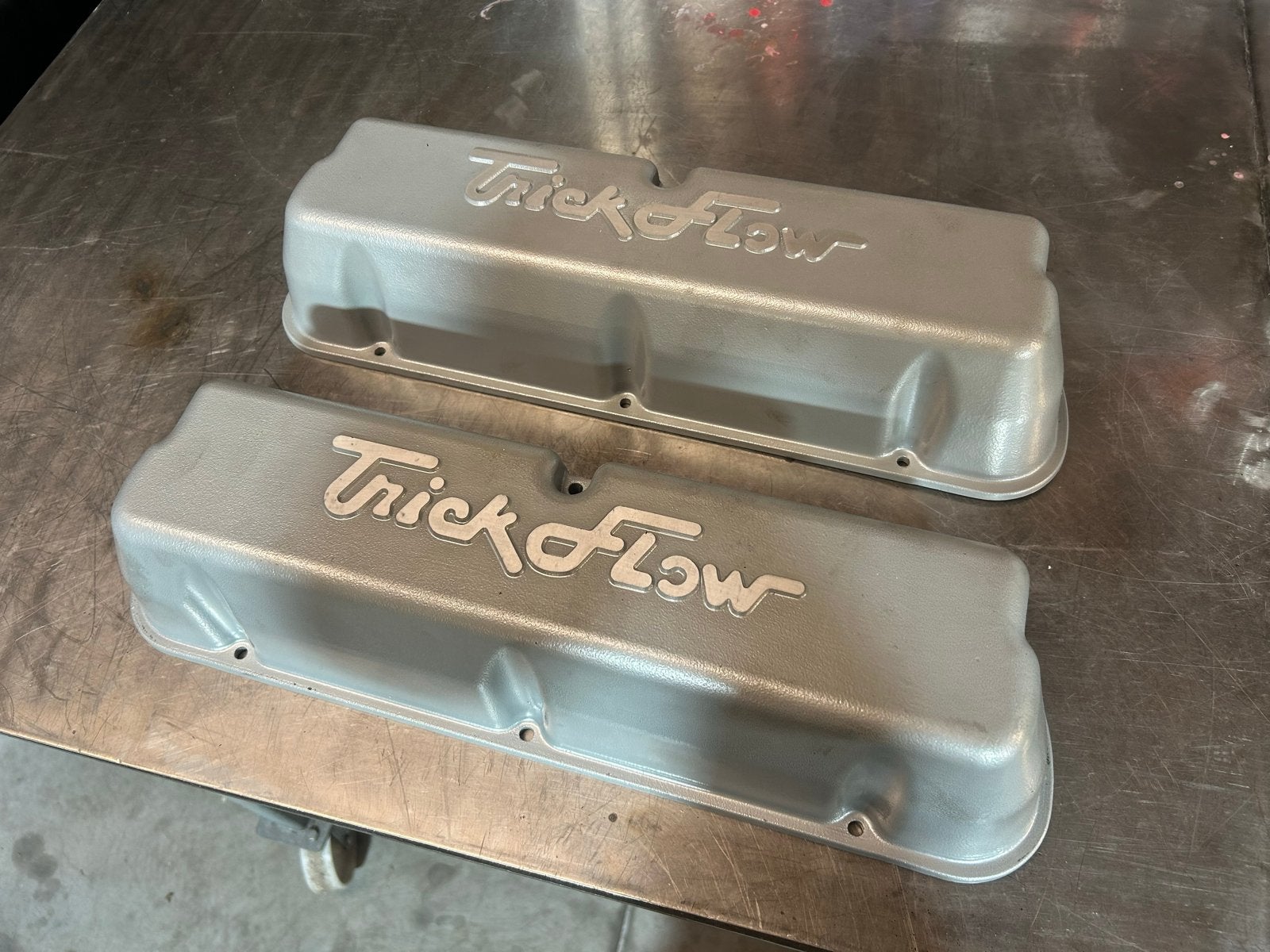 Trick Flow Kleppendeksels Ford SBF 289 302 351 valve covers, Ophalen of Verzenden, Gebruikt, Ford