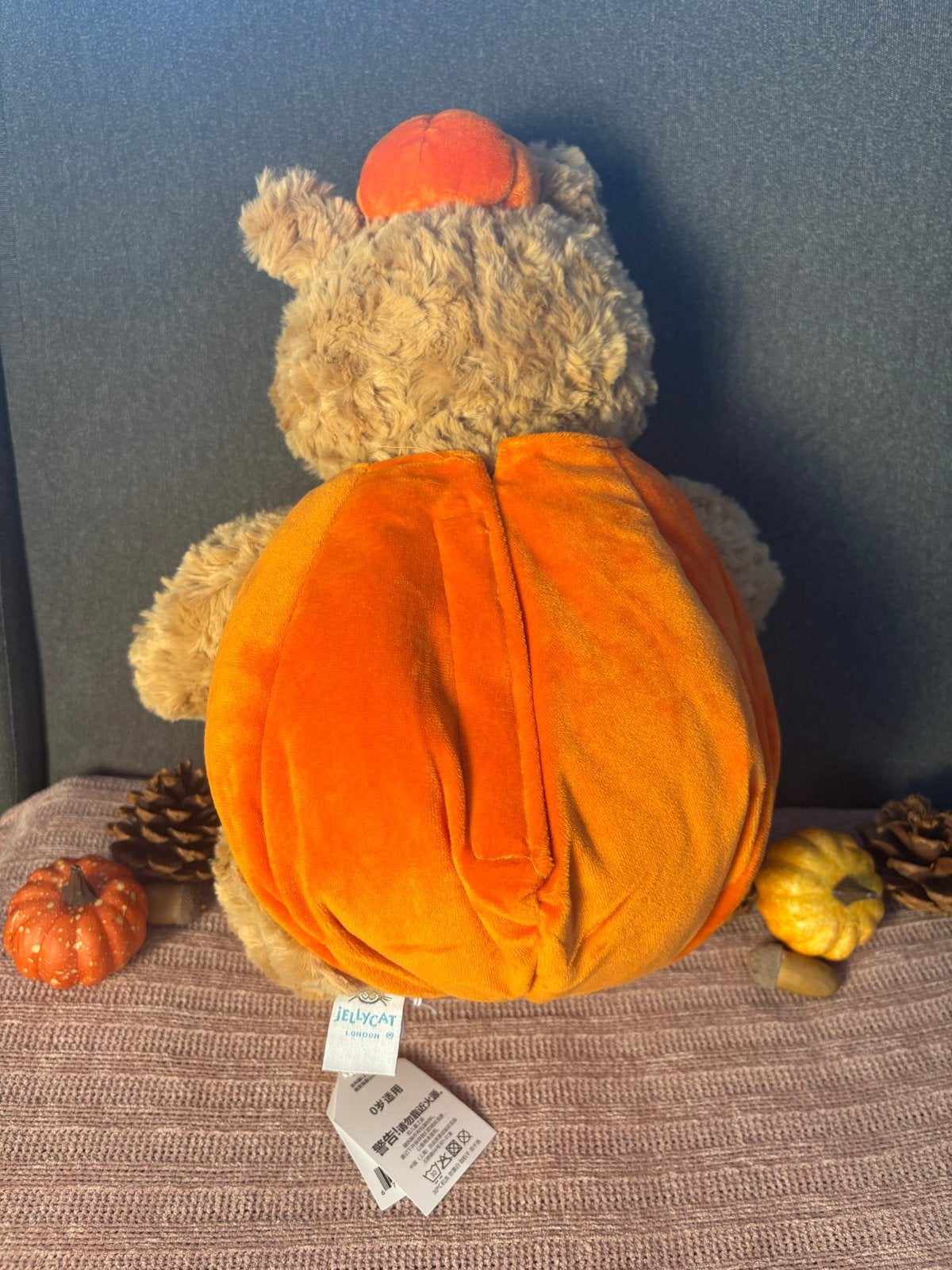 Jellycat Pumpkin Teddybeer, Jellycat, Beer, Nieuw, Ophalen of Verzenden