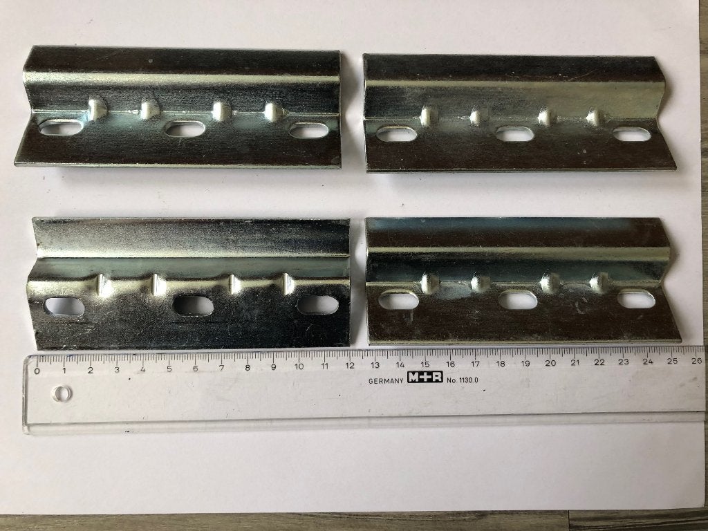 Stalen beugels, kastophangbeugels z-profiel, z-vorm, Ophalen of Verzenden, Nieuw, Rvs, Overige typen