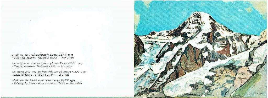 Zwitserland 1975 Nieuwjaar Filatelie PTT, bergen, Postzegels en Munten, Verzenden, Overige typen