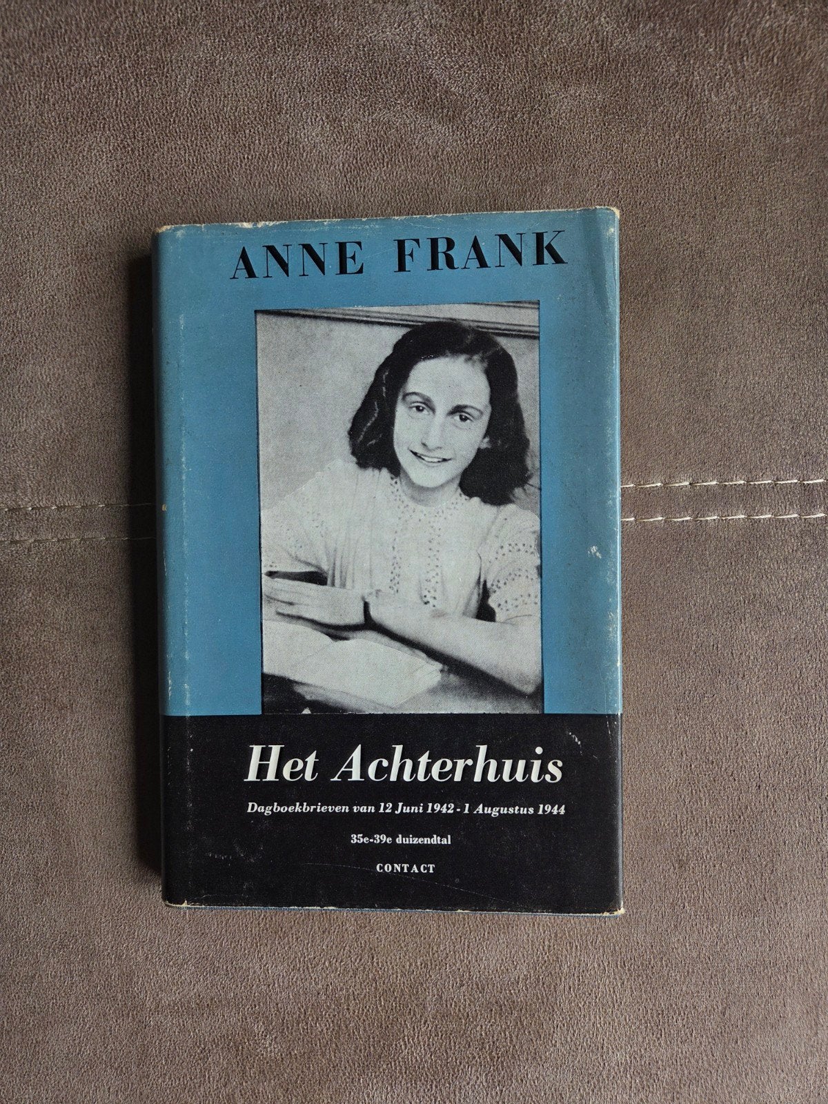 Het Achterhuis - Anne Frank 9e druk 1955(35e-39e duizendtal), Ophalen of Verzenden, Anne Frank, 20e eeuw of later, Gelezen