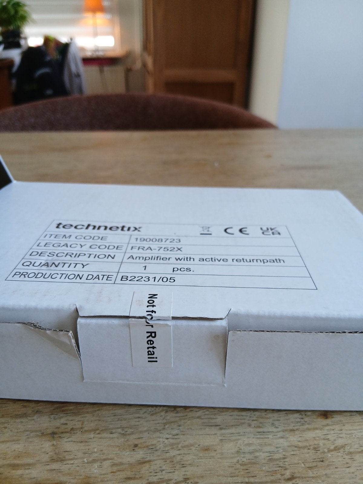 TELSTE OV-8420 4-weg versterker met adapter, Ophalen, Gebruikt, Minder dan 2 meter, Tv-kabel