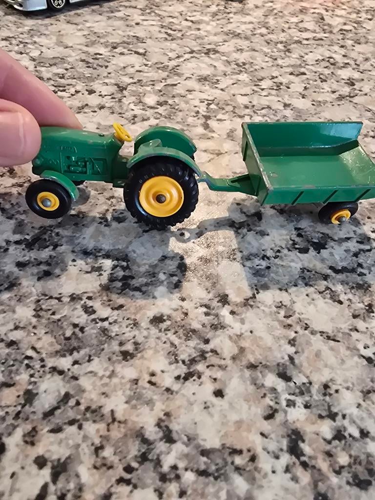 Matchbox Lesney Tractor met Trailer nr 50 en 51, Ophalen of Verzenden
