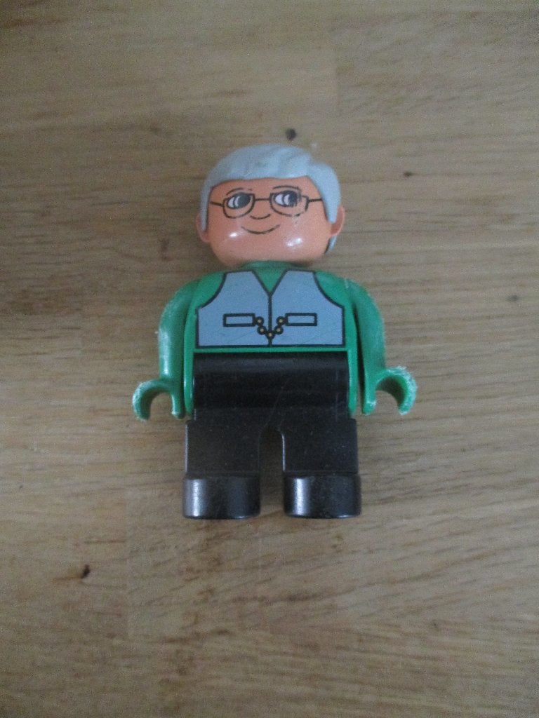 DUPLO POPPETJE OPA, Gebruikt, Overige thema's, Ophalen of Verzenden, Minifiguur