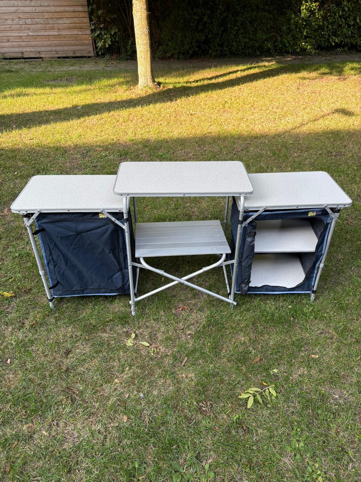 Camping keuken tafel, Ophalen, Zo goed als nieuw, Campingkast
