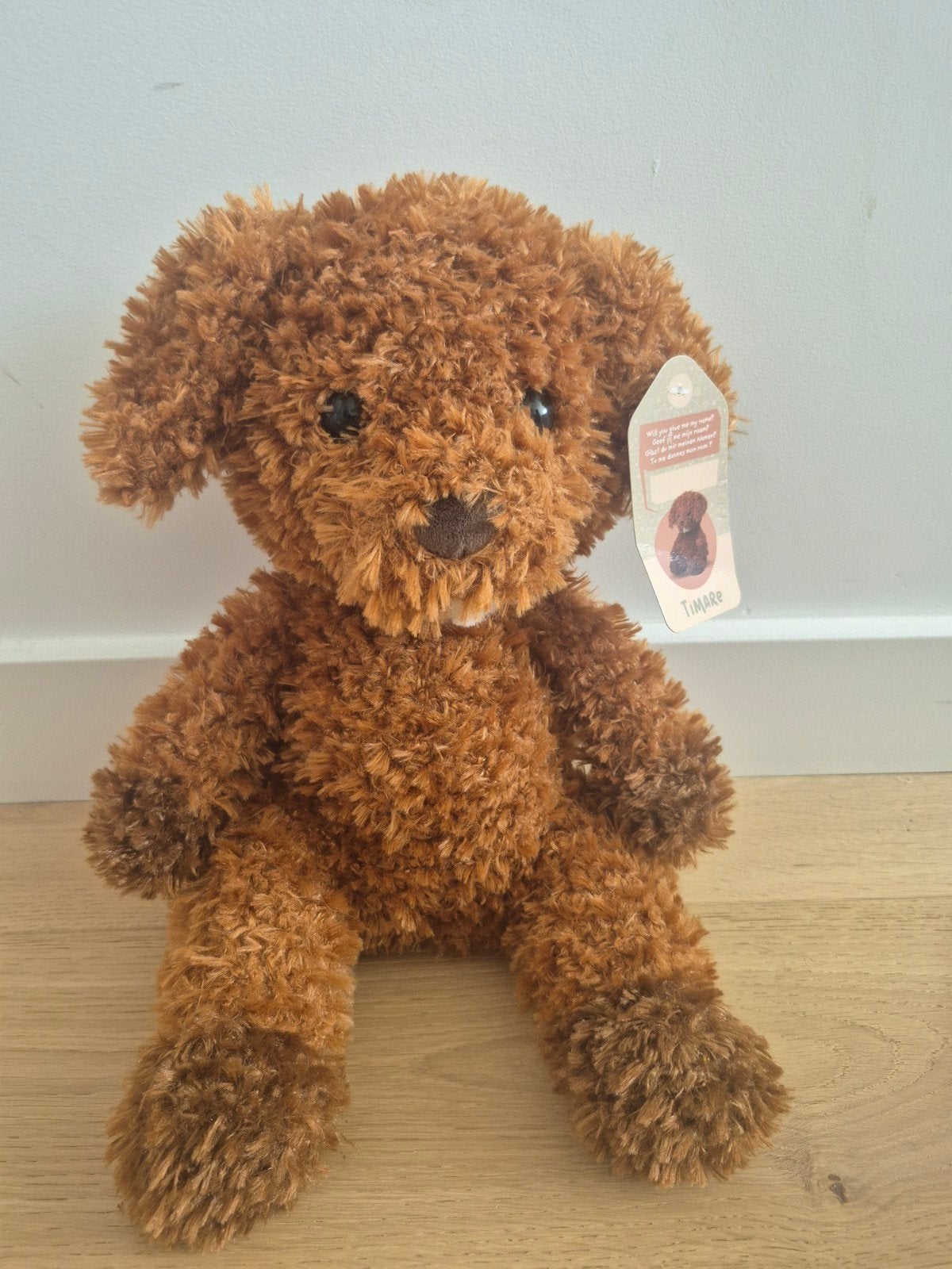 Schattige Knuffel Hond, Verzamelen, Beren en Cherished Teddies, Ophalen of Verzenden, Nieuw, Stoffen beer, Cherished Teddies