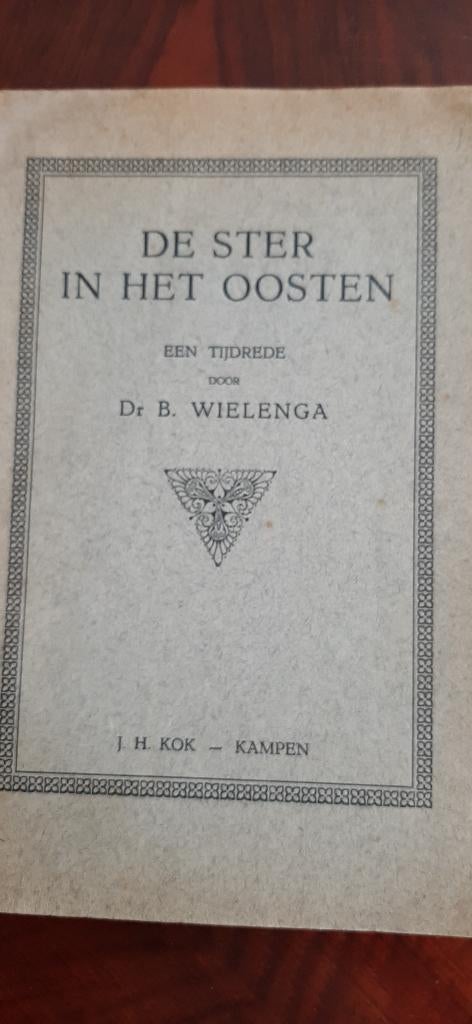 De Ster in het Oosten, Dr. B. Wielenga, Boeken, Ophalen of Verzenden, Gelezen, Christendom | Protestants
