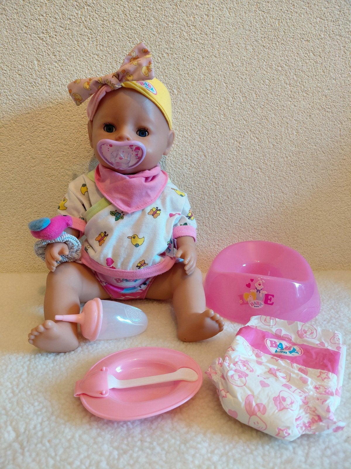 Baby Born Pop  🍼🩷met Spulletjes erbij., Ophalen of Verzenden, Zo goed als nieuw, Babypop