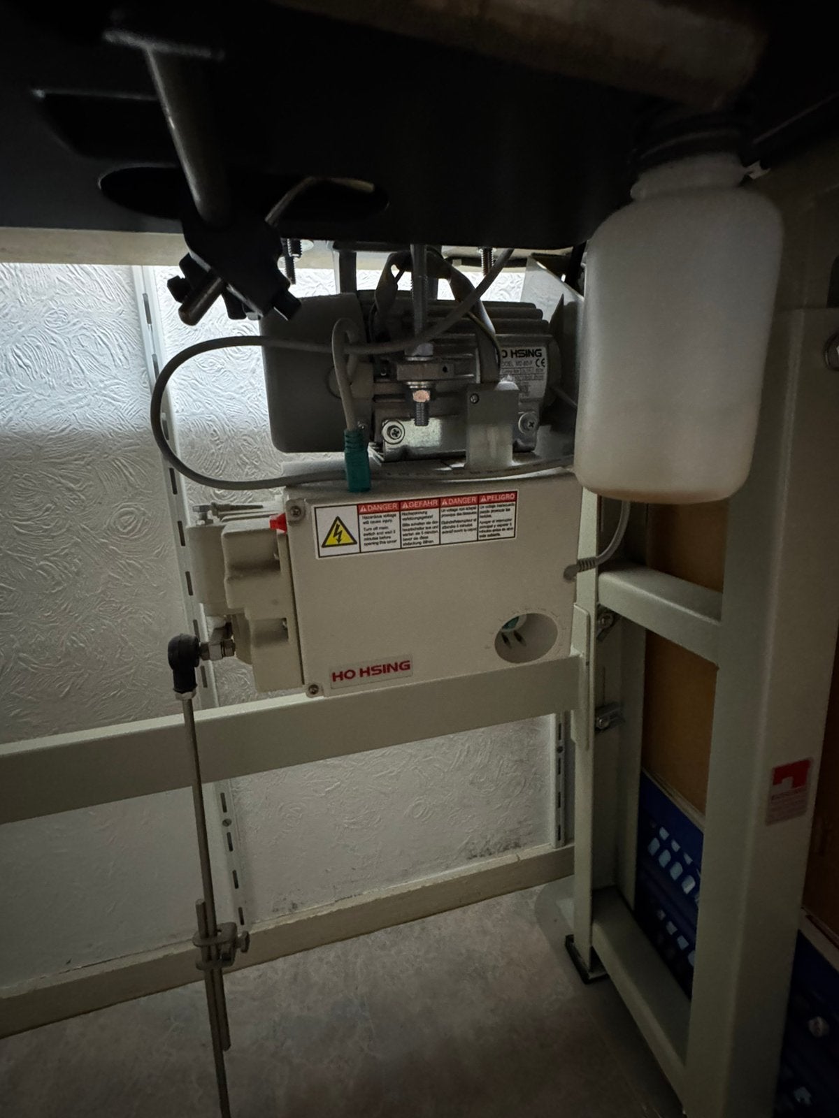 Global leer naaimachine WF955, Antiek en Kunst, Ophalen