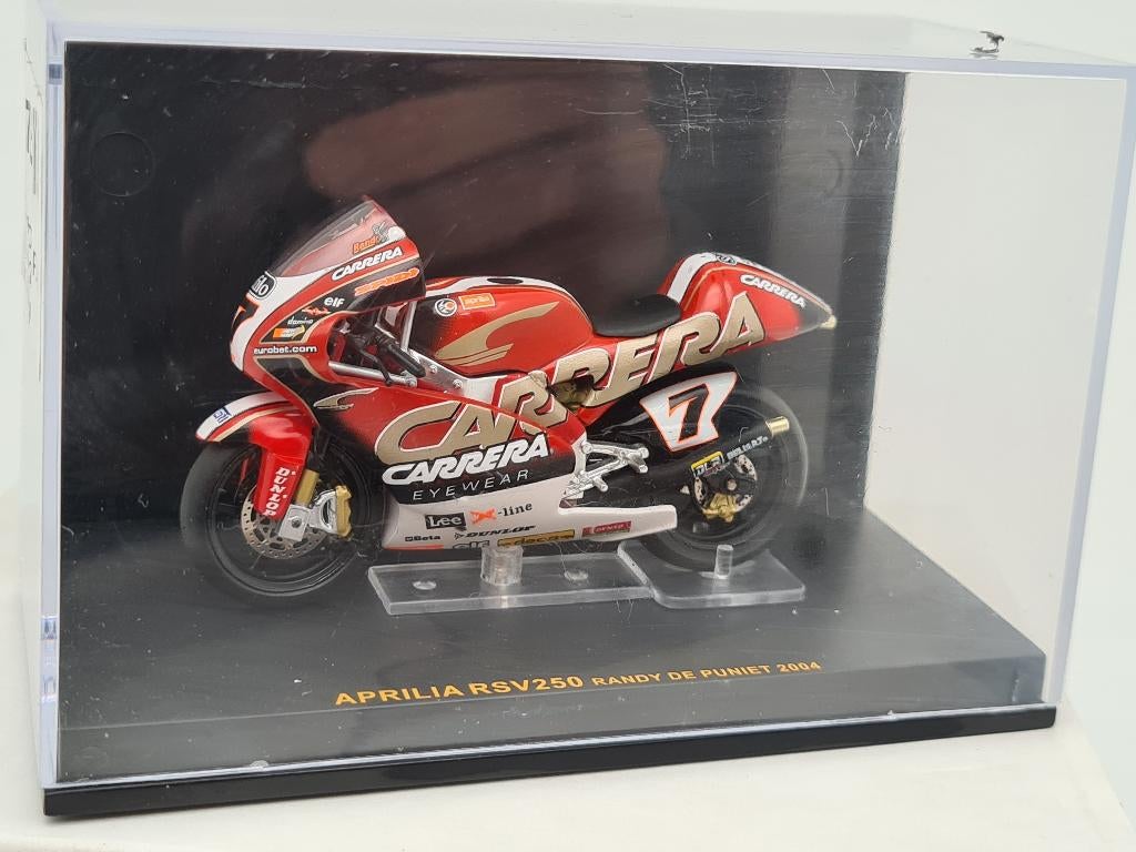 Aprilia RSV250 Motorcycle 1/24 Randy de Puniet (2004), Verzenden, Zo goed als nieuw, Motor, Overige merken