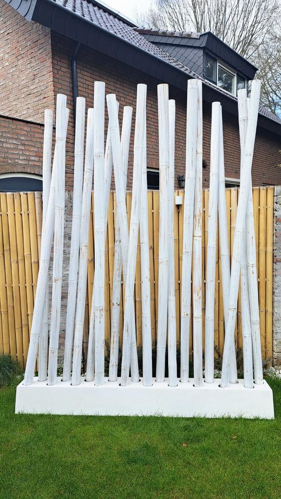 Bamboe terras afzetting, ibiza, bali tuinscherm, Tuin en Terras, Ophalen, 200 cm of meer