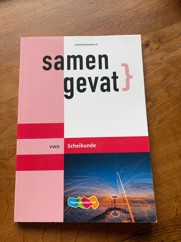 Samengevat VWO Scheikunde examenbundel, Boeken, Ophalen of Verzenden, Zo goed als nieuw, VWO, Scheikunde
