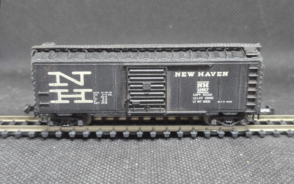 Minitrix 3200 - USA NH Box Car 40 Foot (15465), Hobby en Vrije tijd, Modeltreinen | N-Spoor, Gebruikt, Gelijkstroom, Trix, Wagon