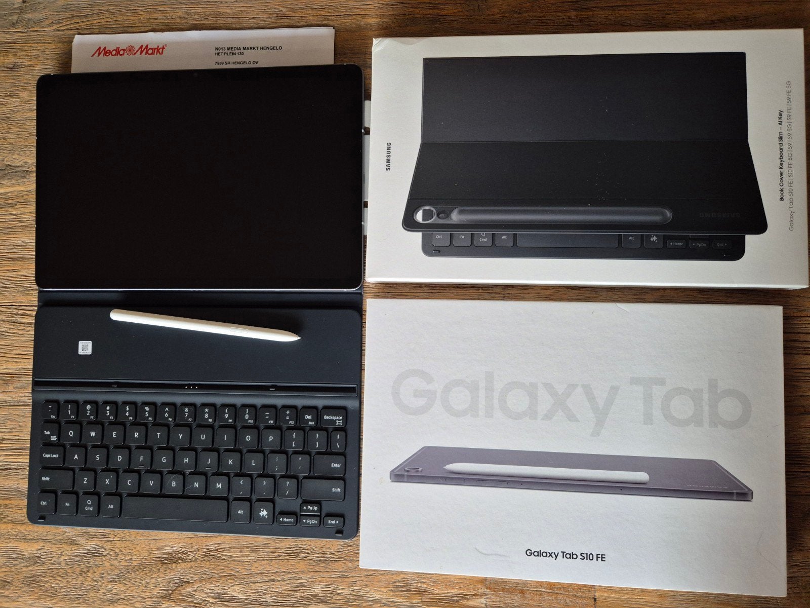 Samsung Galaxy Tab S10 FE met toetsenbord, Computers en Software, 9 inch, Gps, Ophalen of Verzenden, Zo goed als nieuw