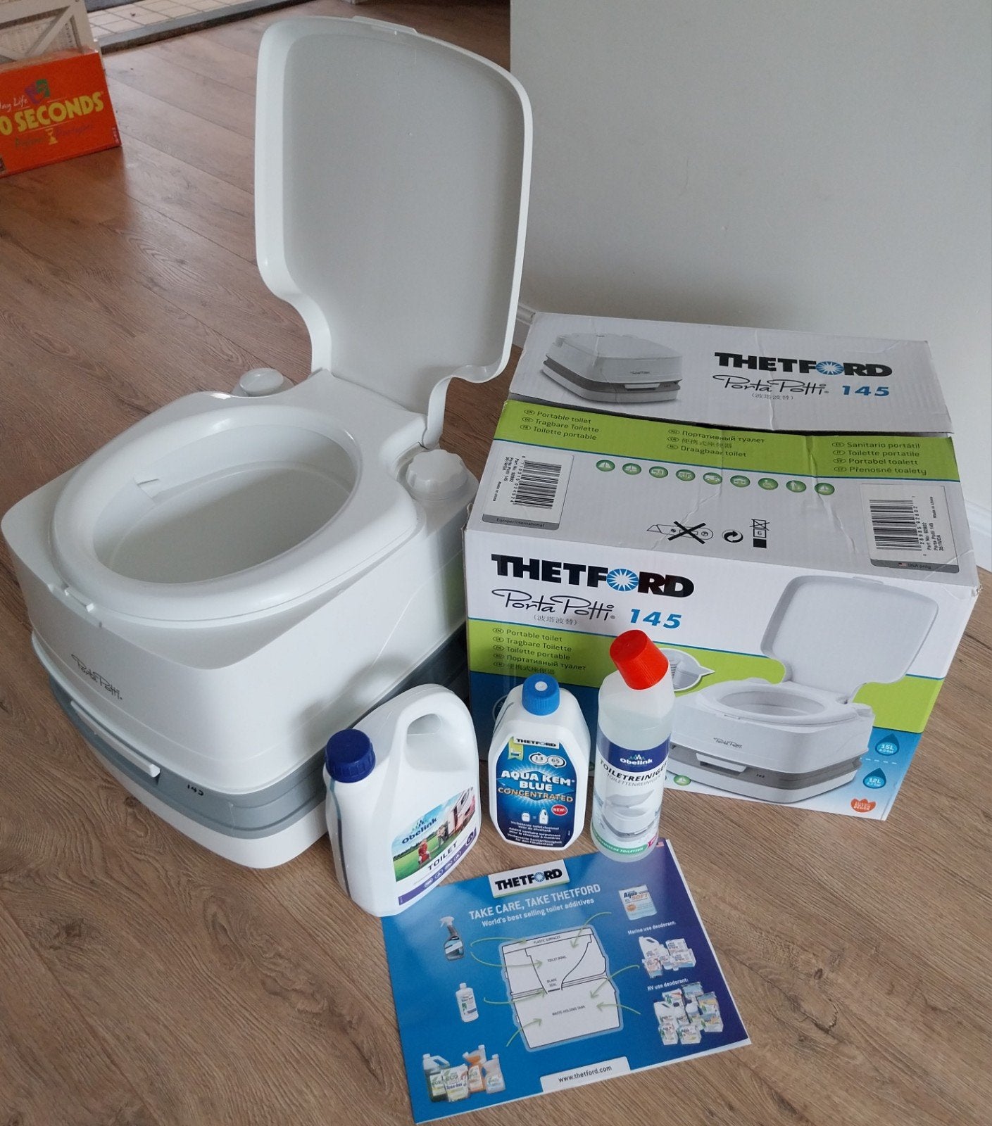 Thetford Porta Potti 145 met vloeistoffen, Ophalen of Verzenden, Nieuw