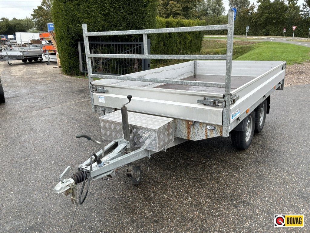 Hapert Plateauwagen super nette staat aluminium borden, Gebruikt