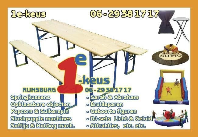Goedkoop BIERTAFELS en Bierbanken huren 70cm breed, Ophalen, Zo goed als nieuw, Overige