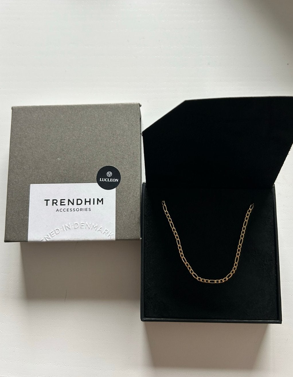 Trendhim schakelketting heren - nieuw!, Ophalen, Nieuw, Goud, Overige materialen