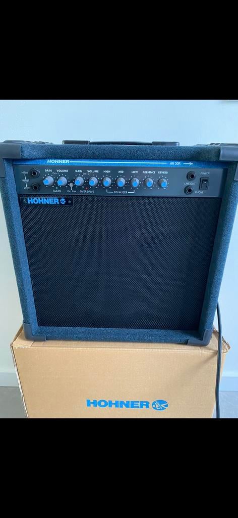 Hohner HR-30R gitaarversterker uit de jaren 90, Ophalen of Verzenden, Zo goed als nieuw, Gitaar, Minder dan 50 watt