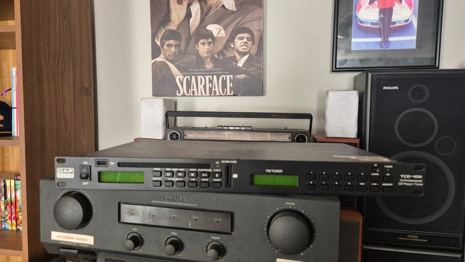 DAP Audio TCD-100 CD-speler / Tuner - Goede staat, Gebruikt, DAP Audio, Onbekend, Ophalen of Verzenden