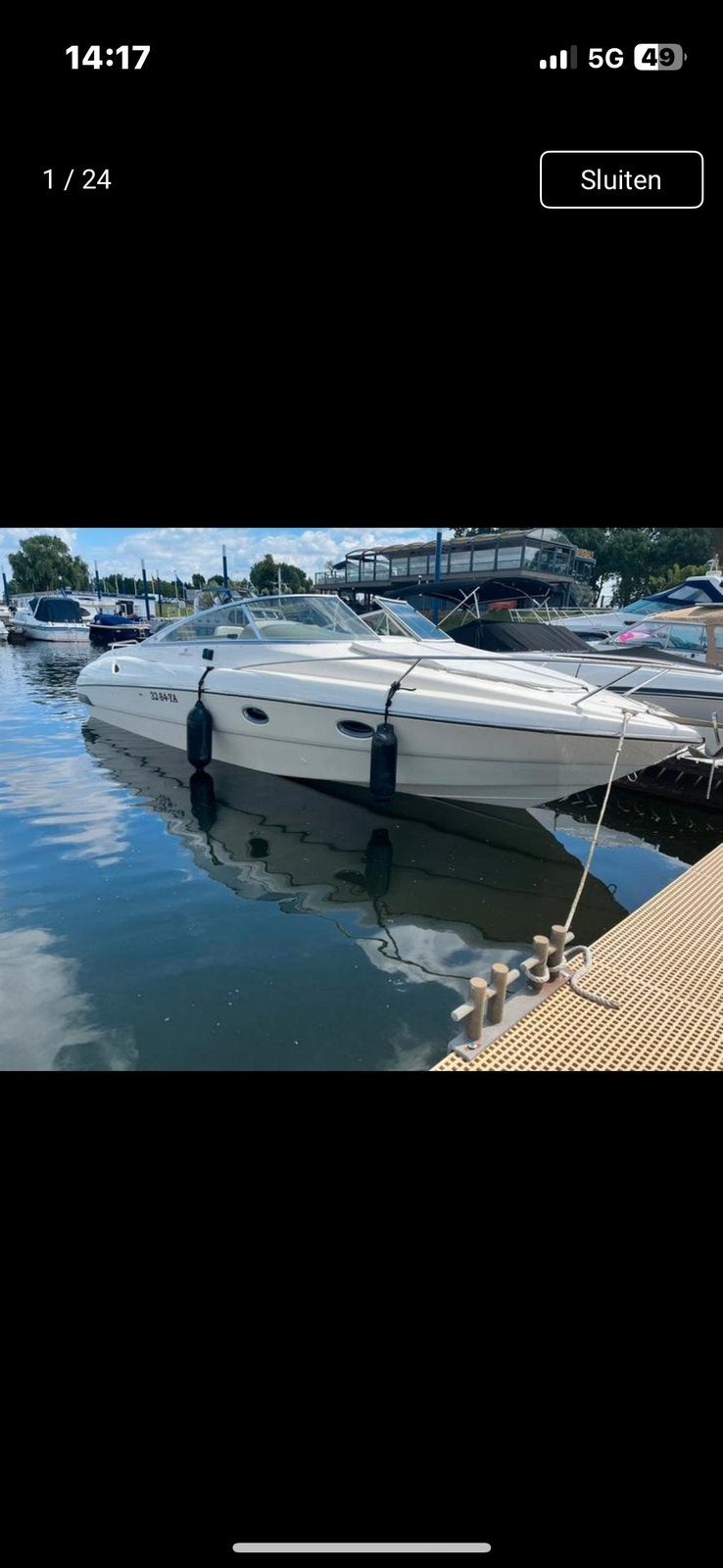 Cranci 840 corallo 2 x V 8 volvo penta nieuw staat, Ophalen of Verzenden, Zo goed als nieuw, Benzine